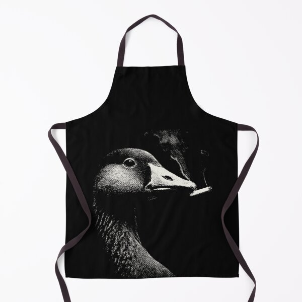 Item preview, Rebellious Goose Smoking Cigarette Black White designed and sold by k3rstman1.