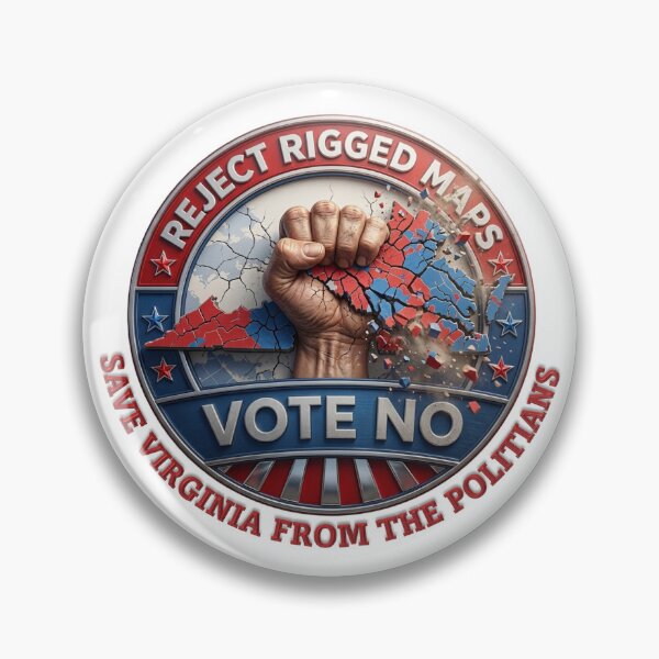 Item preview, Vote No - Save Virginia designed and sold by UnriggedDesigns.