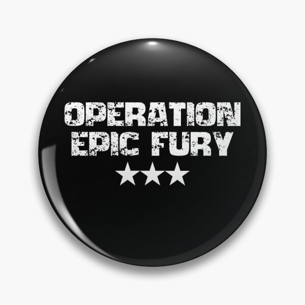 Item preview, Operation Epic Fury Distressed Military Style Typography designed and sold by Vision Crafted.