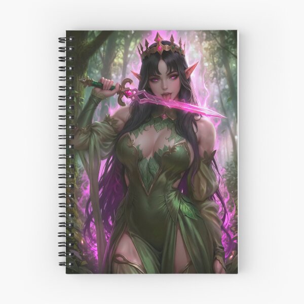 Item preview, Aelith, Queen of the Amazonian Elves designed and sold by PivotPressPub.