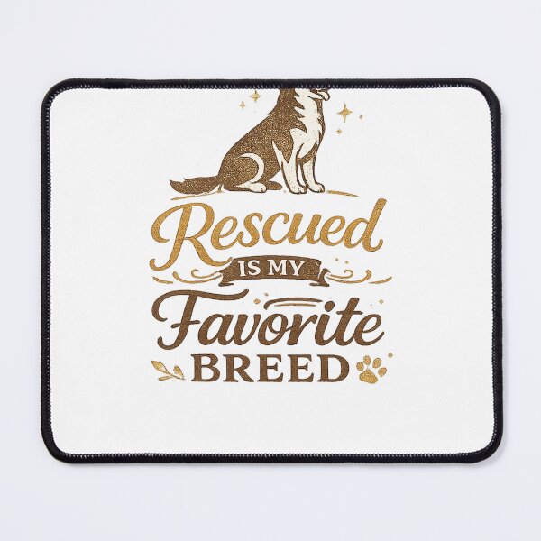 Item preview, Rescued Is My Favorite Breed designed and sold by edman765.