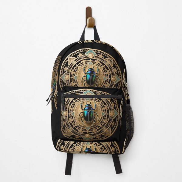 Item preview, Golden Scarab Mandala – Mystical Egyptian Art 6 designed and sold by AnadAA.