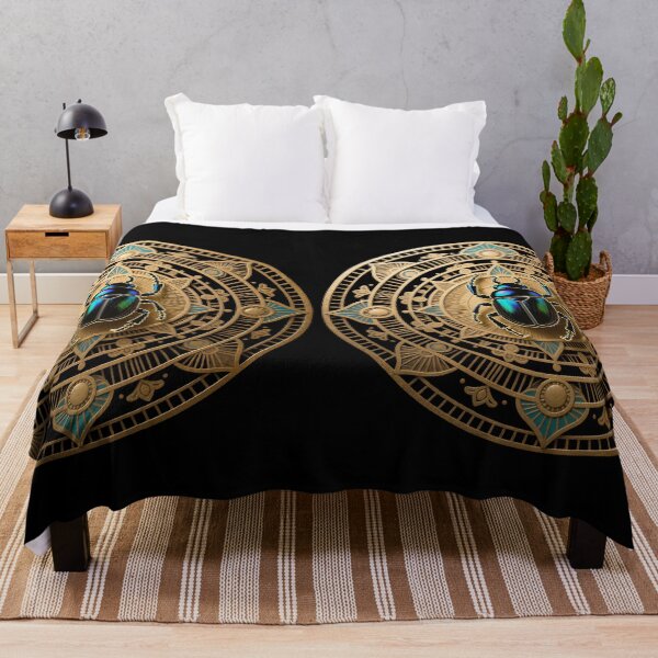 Item preview, Golden Scarab Mandala – Mystical Egyptian Art 6 designed and sold by AnadAA.