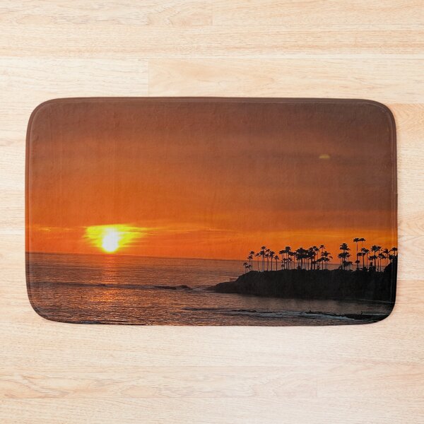 Item preview, "Golden Hour Silhouette" – Tropical Coastal Sunset Photography designed and sold by Beautifully Blessed.