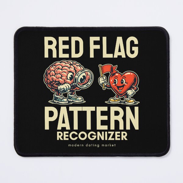 Item preview, Red flag pattern designed and sold by Peerless-Prime.