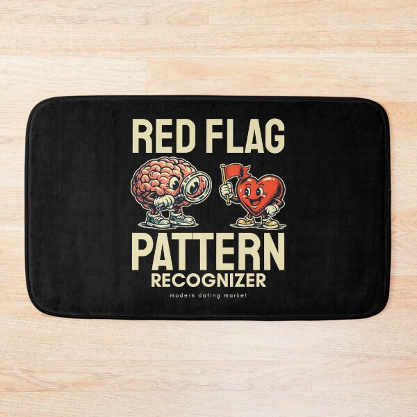 Item preview, Red flag pattern designed and sold by Peerless-Prime.