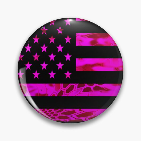 Item preview, Pink Camo American Flag designed and sold by artistwill.