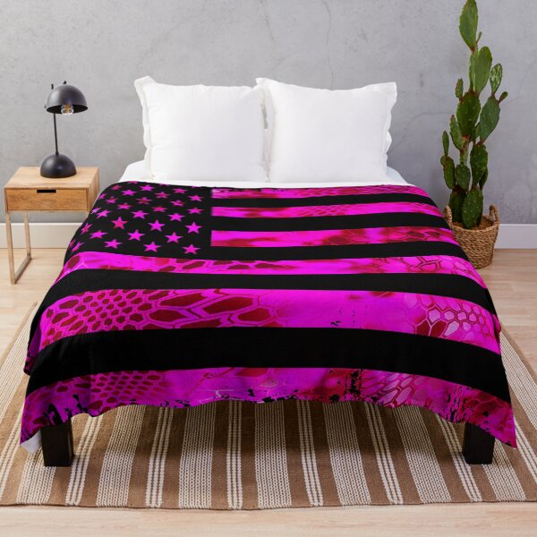 Item preview, Pink Camo American Flag designed and sold by artistwill.