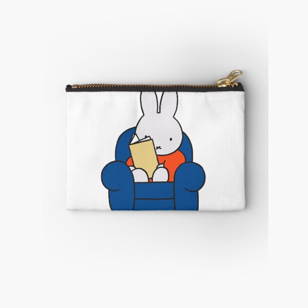 Item preview, miffy reading a book designed and sold by liveawhimsylife.
