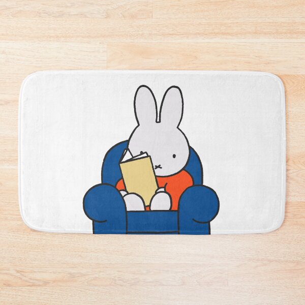 Item preview, miffy reading a book designed and sold by liveawhimsylife.