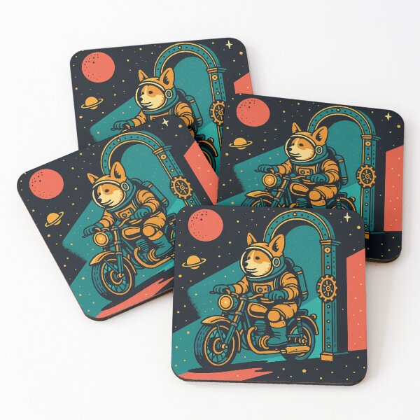 Item preview, Cosmic Corgi – Futuristic Portal Ride designed and sold by Dogandesighn.