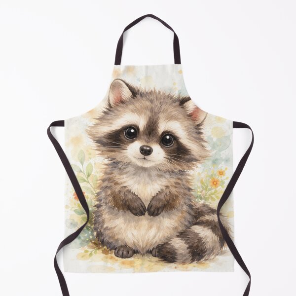 Item preview, Cute Raccoon Watercolor Illustration - Woodland Animal Art designed and sold by Darlin8888.