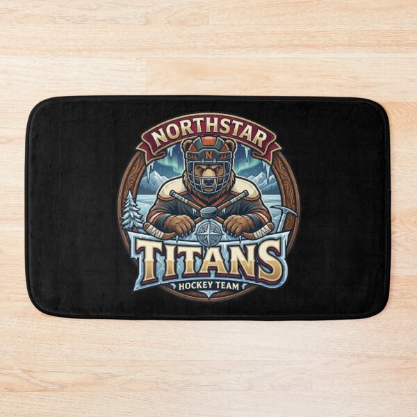 Item preview, Northstar Titans – Fierce Bear Hockey Emblem designed and sold by Dogandesighn.