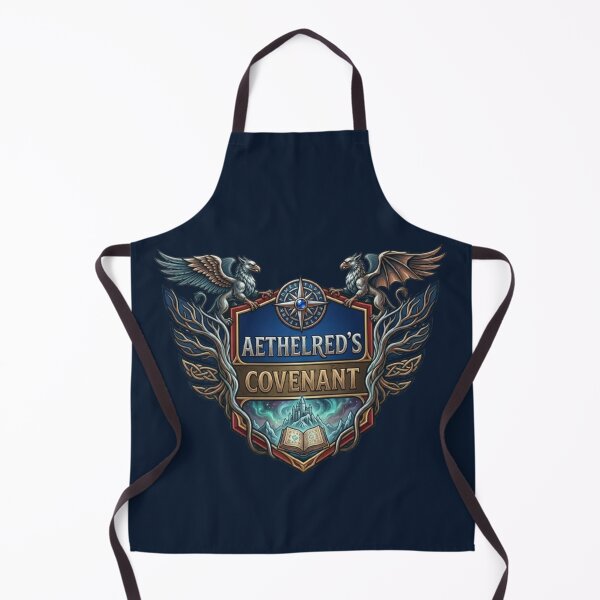 Item preview, Aethelred’s Covenant – Fantasy Crest Emblem designed and sold by Dogandesighn.