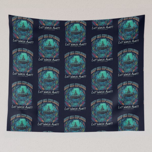 Item preview, Deep Sea Explorer – Lost Worlds Await Design designed and sold by Dogandesighn.