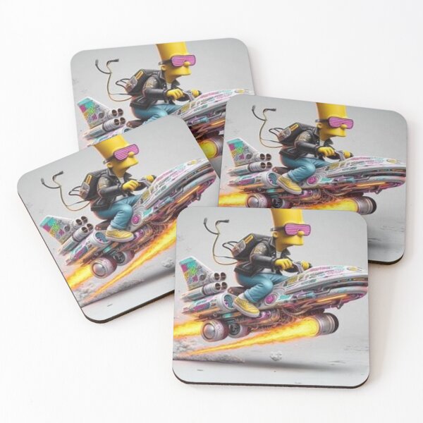Item preview, “HYPERDRIVE OUTLAW: Neon‑Shaded Rebel Blasting Through a Jet‑Powered Future” designed and sold by Print Fiction.