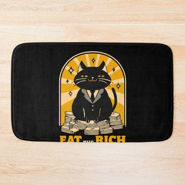 Item preview, Eat The Rich Fat Cat Political Satire Design designed and sold by Region.