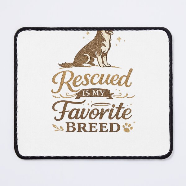 Item preview, Rescued Is My Favorite Breed designed and sold by edman765.