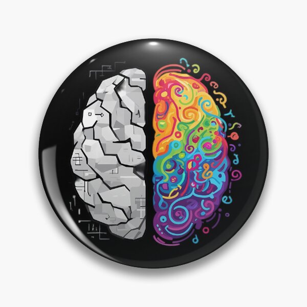 Item preview, Left Brain Right Brain - Logic vs Creativity Art designed and sold by GREENZ0NE.