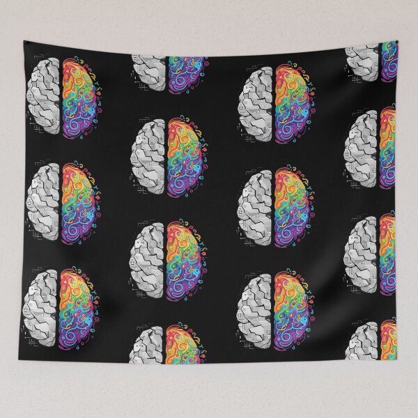 Item preview, Left Brain Right Brain - Logic vs Creativity Art designed and sold by GREENZ0NE.