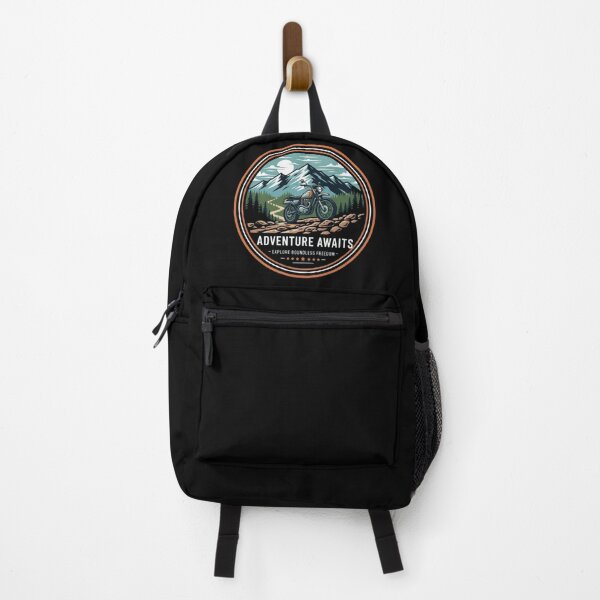 Item preview, Adventure Awaits – Explore Boundless Freedom Motorcycle Design designed and sold by Dogandesighn.