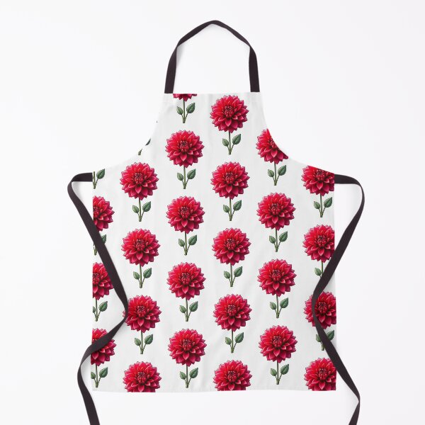 Item preview, Red Dahlia Flower in Full Bloom designed and sold by Fikuall.
