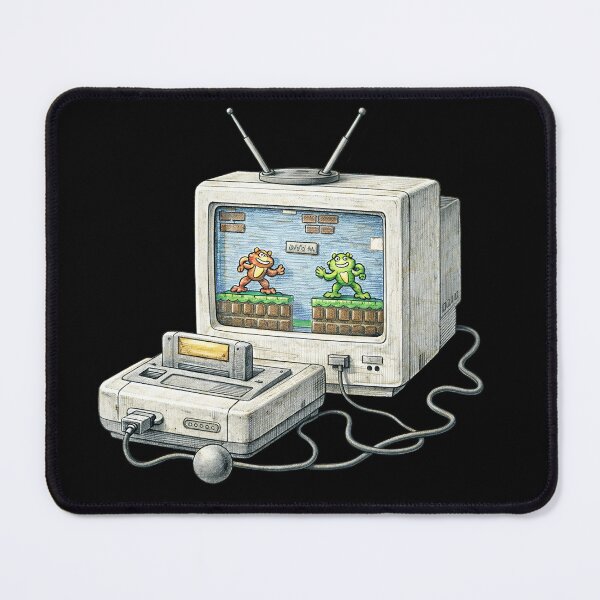 Item preview, Retro Game Console with CRT TV – Pixel Frog Game Sticker Illustration designed and sold by Felixuss.