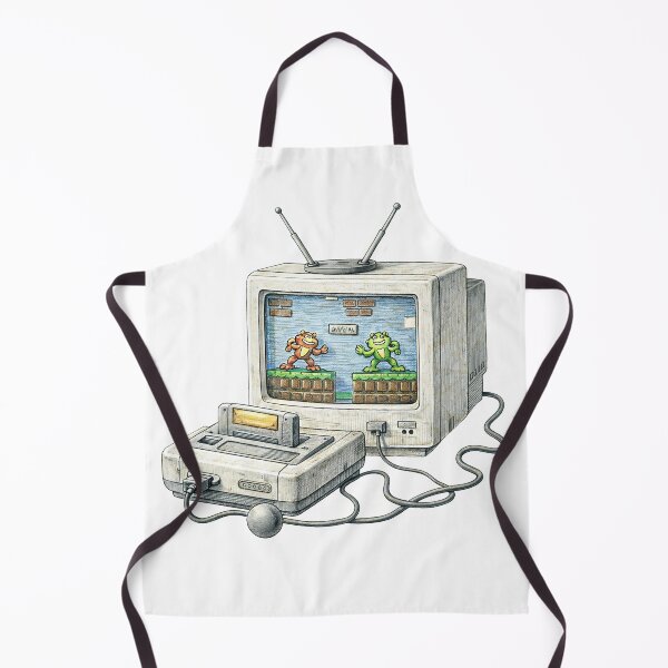 Item preview, Retro Game Console with CRT TV – Pixel Frog Game Sticker Illustration designed and sold by Felixuss.