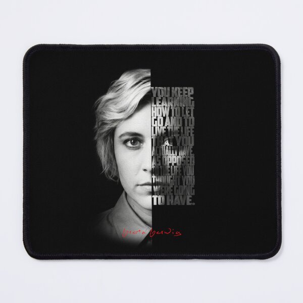 Item preview, Greta Gerwig Split Face Quote Poster designed and sold by Enea Kelo.