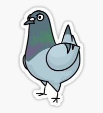 Cranky Pigeon Sticker