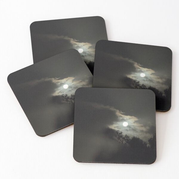Item preview, Moonlit Night, Shadowy Trees and Dark Clouds  designed and sold by Jasbindar Singh.