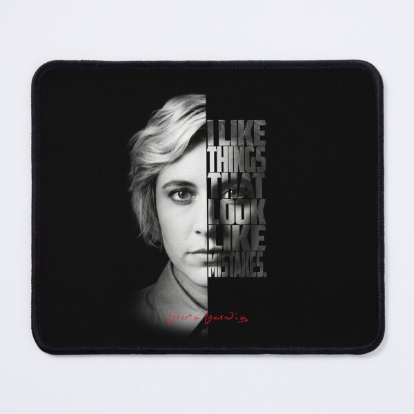 Item preview, Greta Gerwig Split Face Quote Poster designed and sold by Enea Kelo.