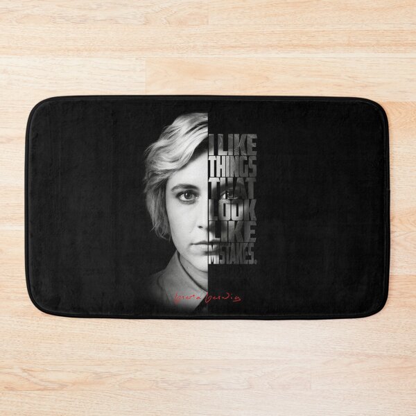 Item preview, Greta Gerwig Split Face Quote Poster designed and sold by Enea Kelo.