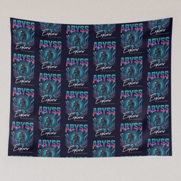 Item preview, Abyss Explorer – Cosmic Deep-Sea Design  designed and sold by Dogandesighn.