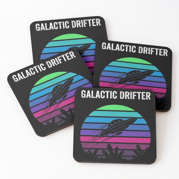 Item preview, Galactic Drifter – Retro UFO Design designed and sold by Dogandesighn.