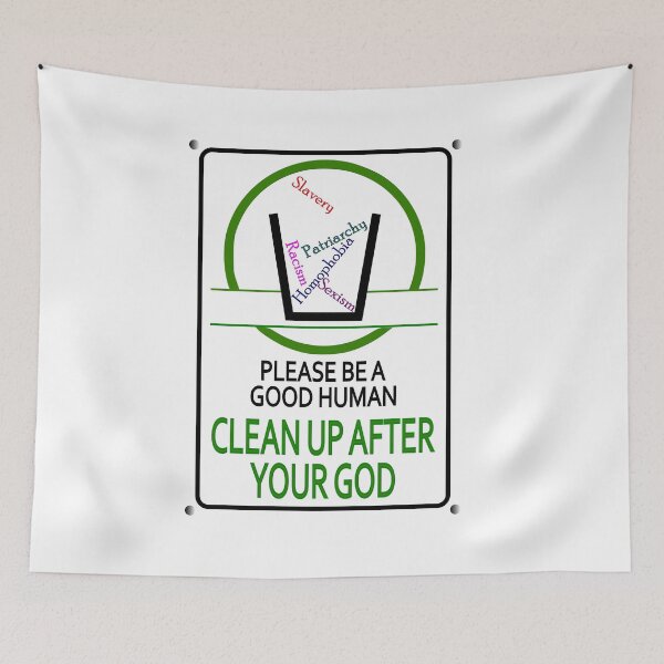 Item preview, Clean up after your god designed and sold by SIMAFOL.