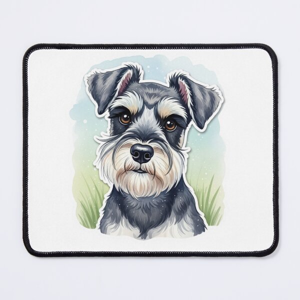 Item preview, Schnauzer dog water color designed and sold by saphira-art.