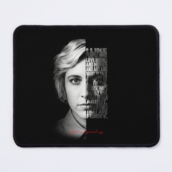 Item preview, Greta Gerwig Split Face Quote Poster designed and sold by Enea Kelo.