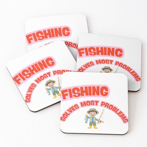 Item preview, Fishing Solves Most Problems Funny Fishing Quote Shirt | Fisherman Humor Gift | Angler Life Design designed and sold by Anasalseady.