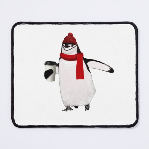 Item preview, Penguin Coffee Addict designed and sold by ArtAndBliss.