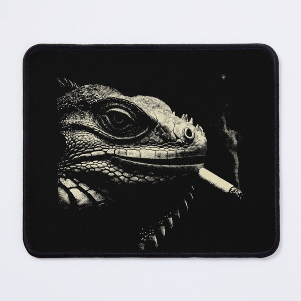 Item preview, Cool Iguana Smoking Cigarette Low Key designed and sold by k3rstman1.
