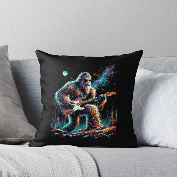 Item preview, Guitar Sasquatch Bigfoot Rock Music Funny Sasquatch designed and sold by Cheesymatiion.