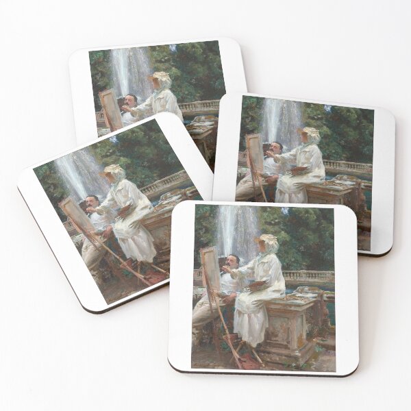 Item preview, John singer sargent The Fountain, Villa Torlonia Frascati, Italy  designed and sold by TeeARTHY.