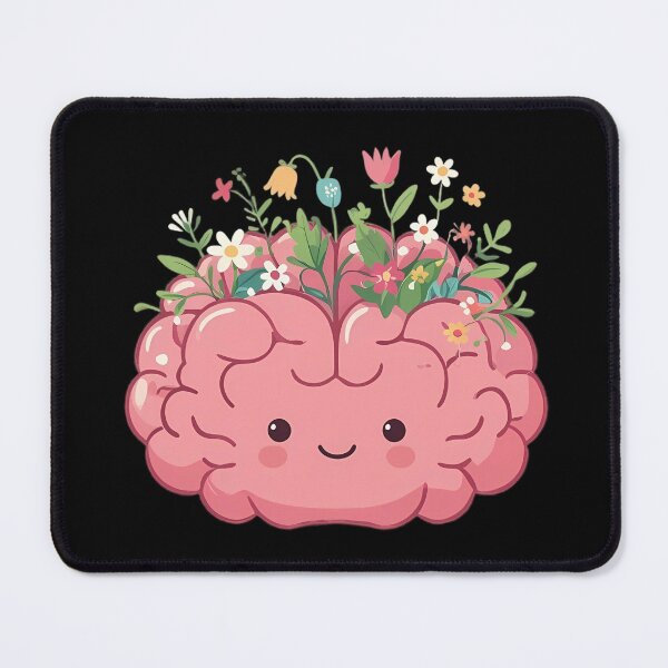 Item preview, Kawaii Blooming Brain - Personal Growth Mindset designed and sold by GREENZ0NE.