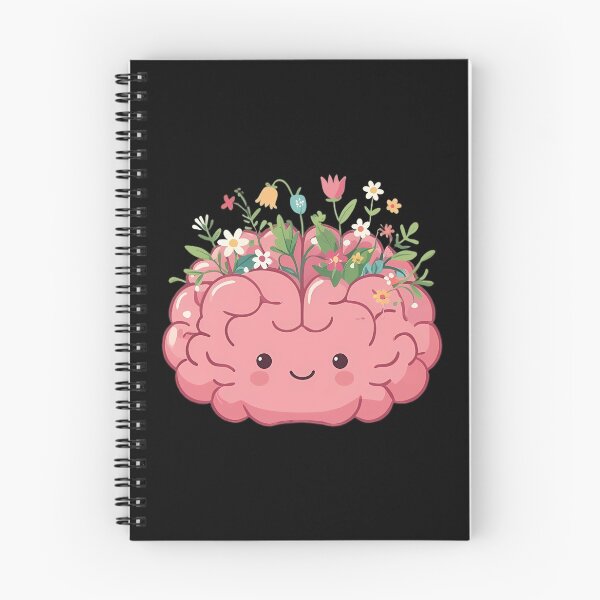 Item preview, Kawaii Blooming Brain - Personal Growth Mindset designed and sold by GREENZ0NE.