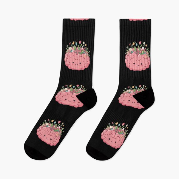 Item preview, Kawaii Blooming Brain - Personal Growth Mindset designed and sold by GREENZ0NE.