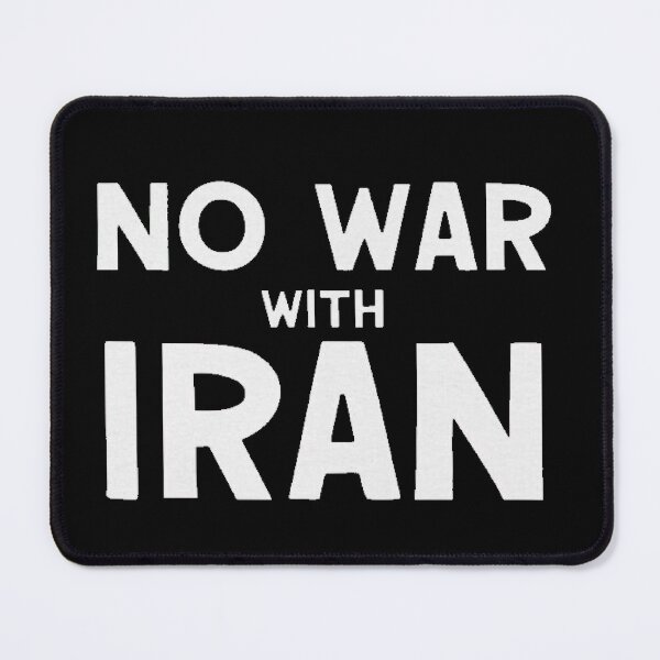 Item preview, No War with Iran designed and sold by WizardGDuck.