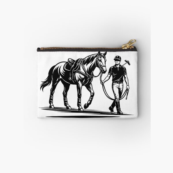 Item preview, Elegant Horse and Rider -Minimal Black Line Art Illustration. designed and sold by Lylysun.
