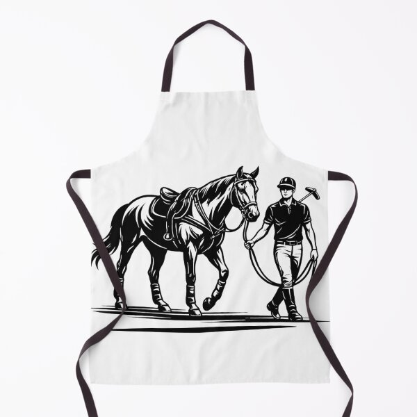 Item preview, Elegant Horse and Rider -Minimal Black Line Art Illustration. designed and sold by Lylysun.