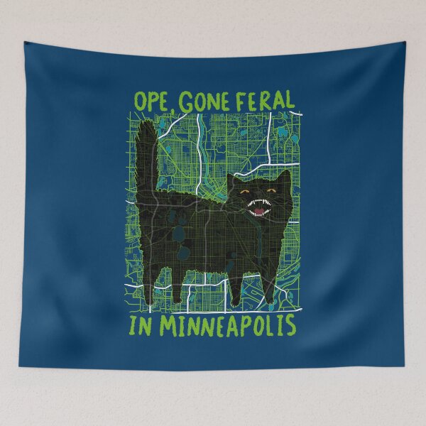 Item preview, Gone Feral In Minneapolis designed and sold by KilkennyCat Art.